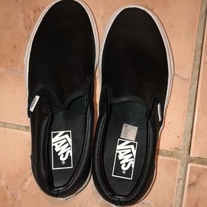Vans loafers leather